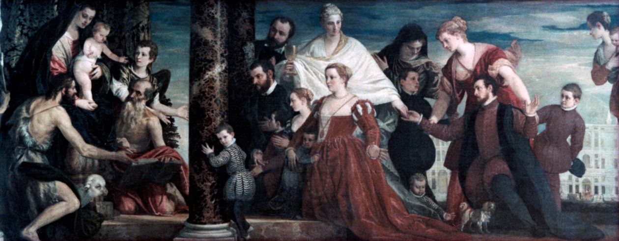 Die Madonna und die Familie Cuccina, 1571 von Paolo Veronese