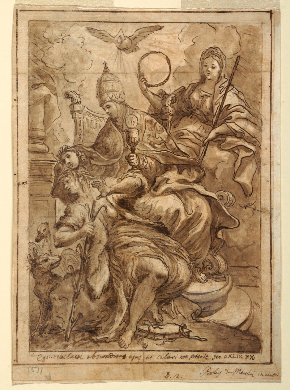 Die triumphierende Kirche über die Falschheit von Paolo de Mattheis