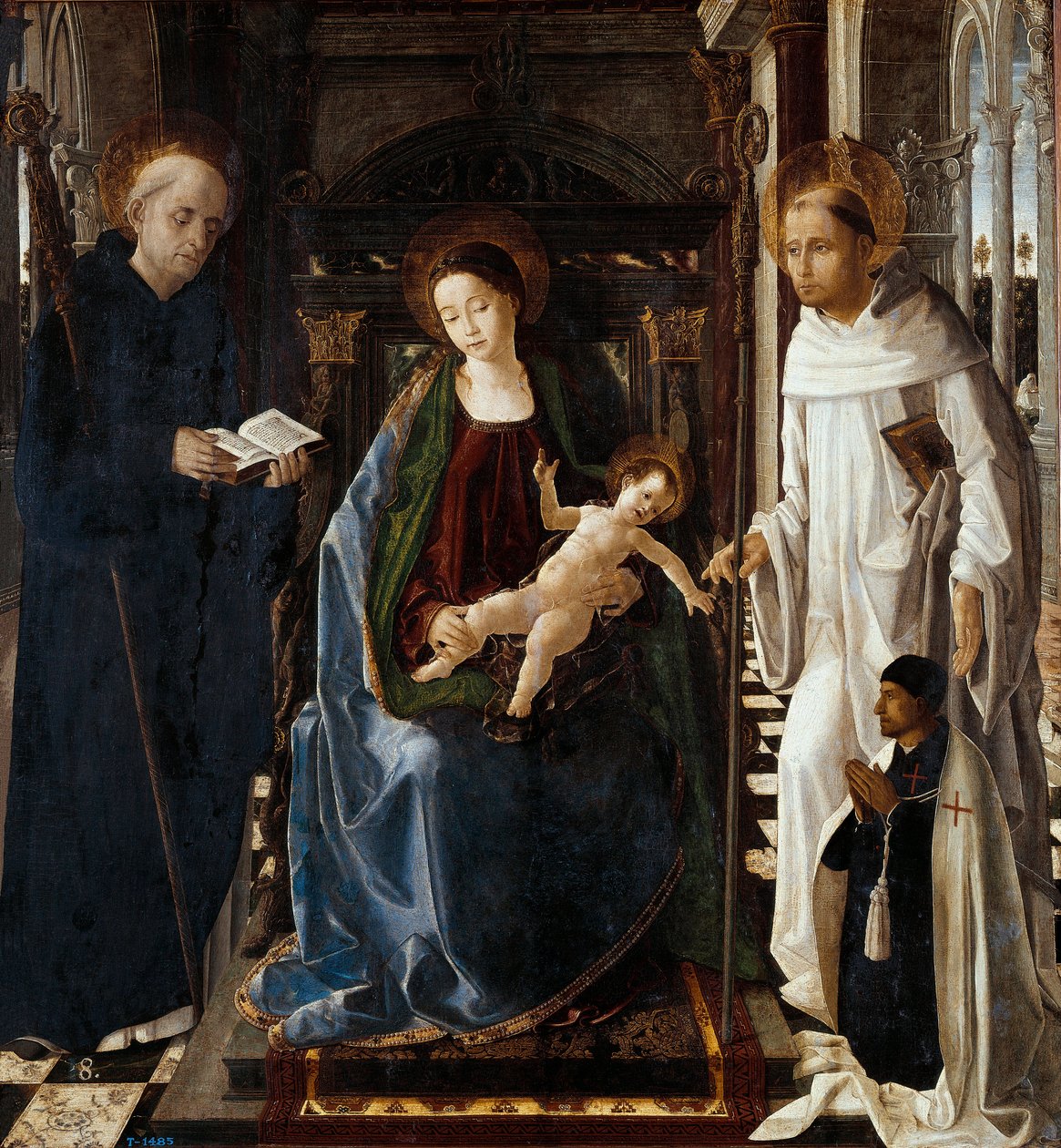Die Jungfrau des Ritters von Montesa von Paolo de San Leocadio