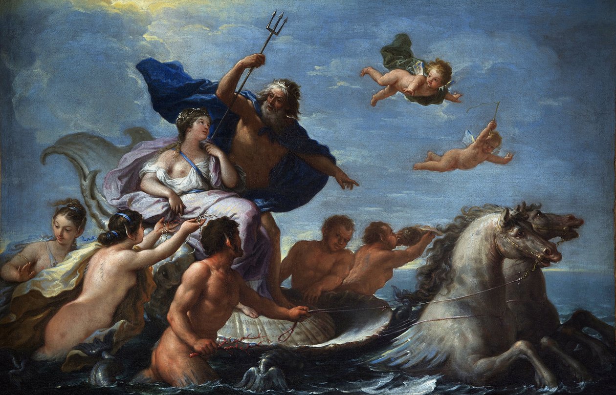 Triumph von Neptun und Amphitrite von Paolo di Matteis