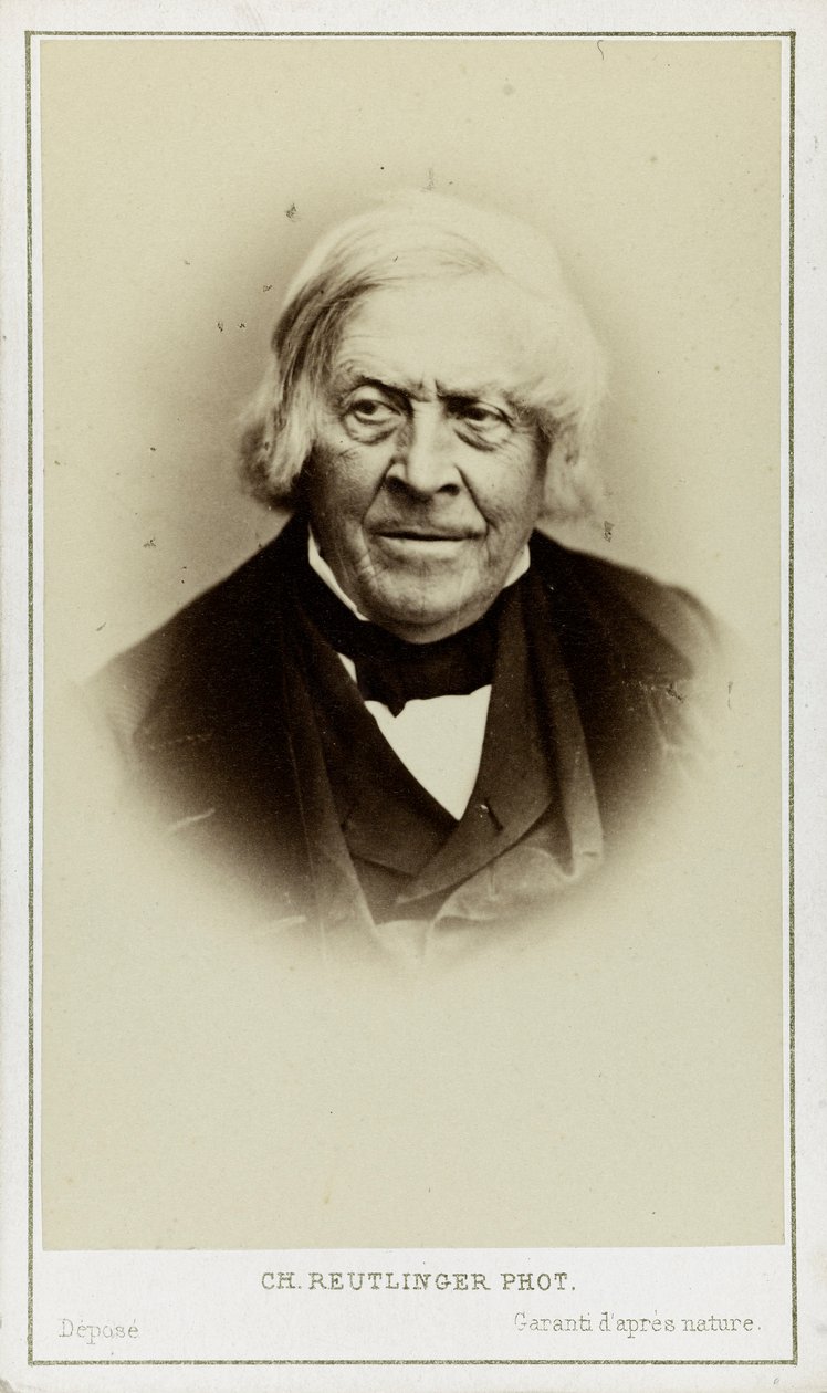 Porträt von Jules Michelet, ca. 1870 von Paris . Photo studio Reutlinger