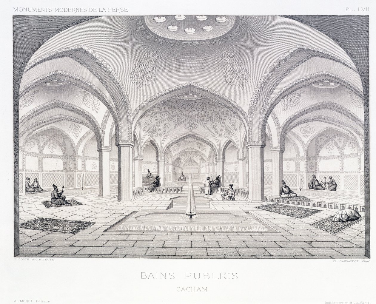Öffentliche Bäder in Kashan, aus 