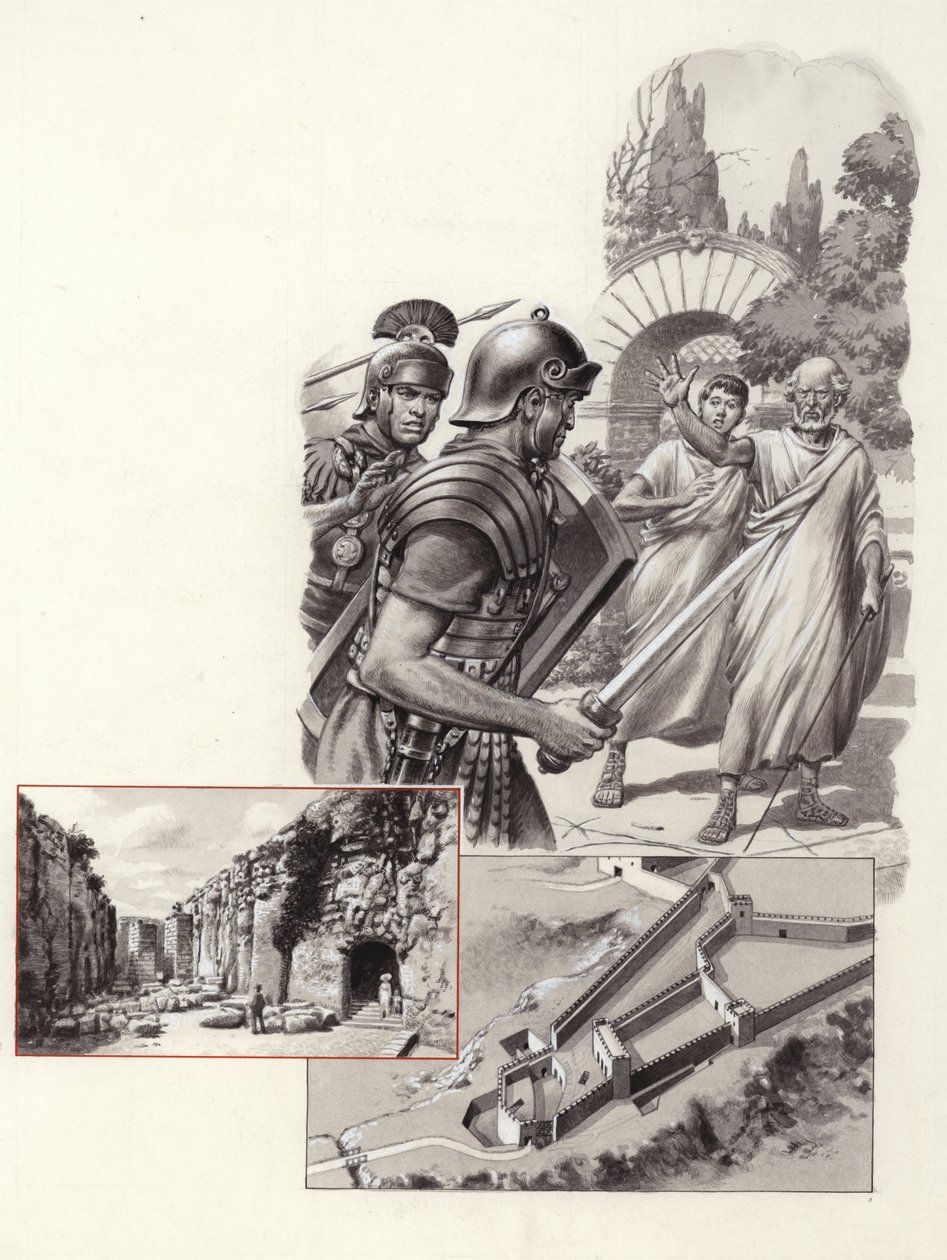 Der Tod des Archimedes von Pat (1907 95) Nicolle