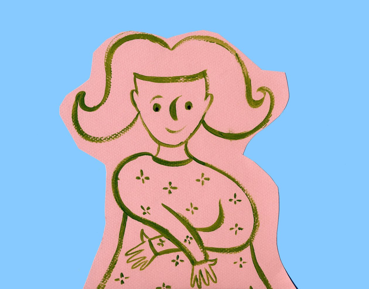 Horoskop: Das Zeichen der Jungfrau. Illustration von P. La Porta von Patrizia La Porta