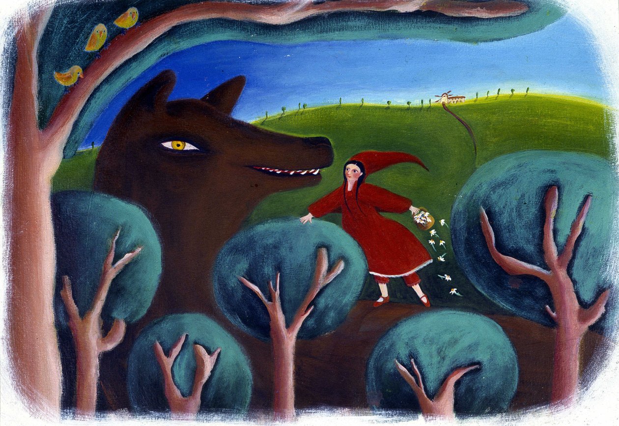 Illustration für Rotkäppchen von Patrizia La Porta
