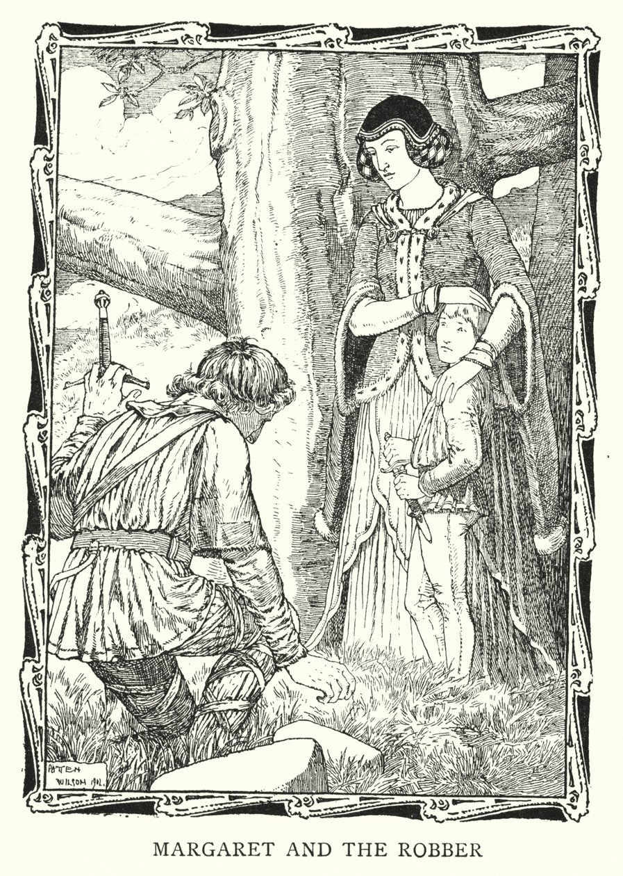 Königin Margarete und der Räuber von Patten (after) Wilson