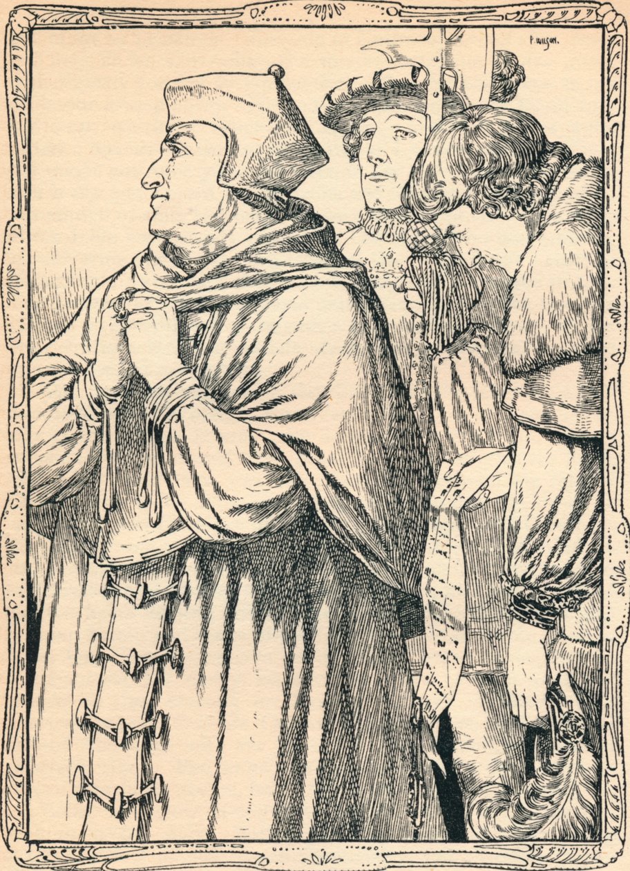 Die Verhaftung von Kardinal Wolsey, 1902 von Patten Wilson