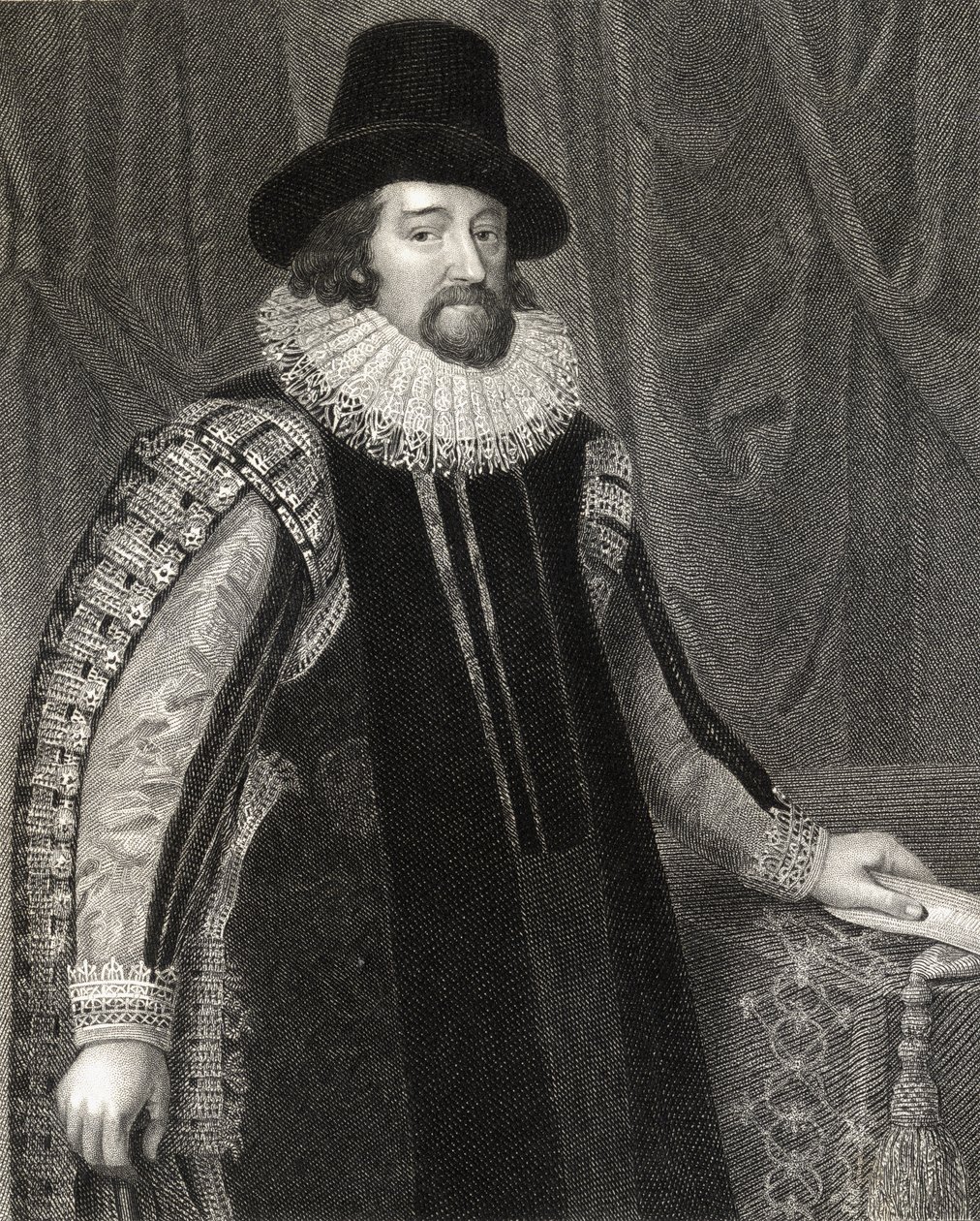 Porträt von Francis Bacon, Viscount St Albans, aus 