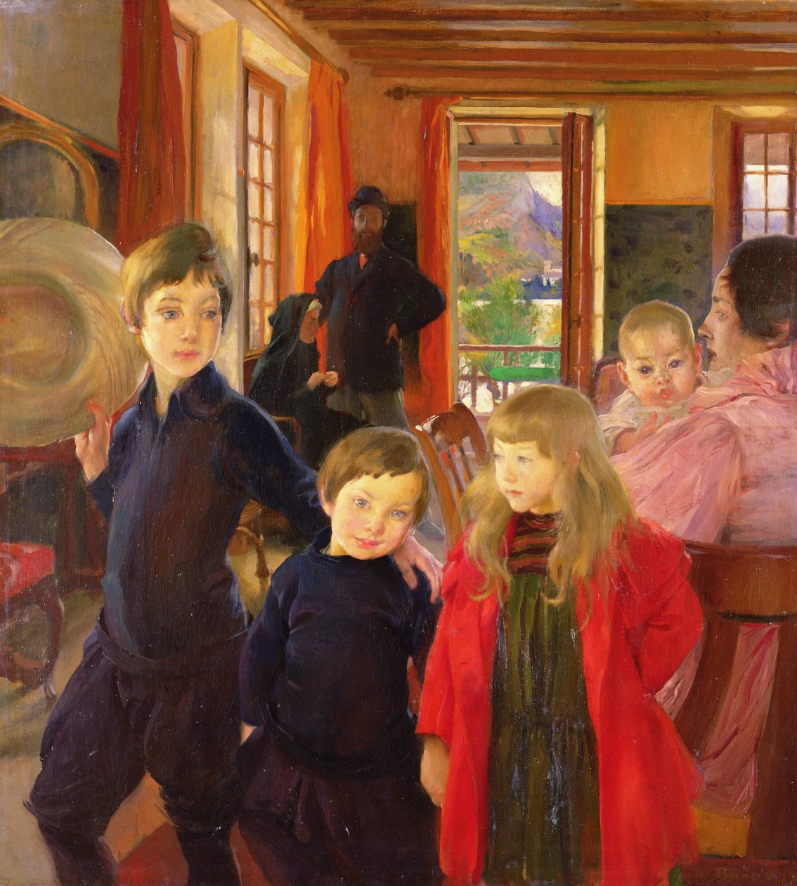 Die Familie des Künstlers, 1890 von Paul Albert Besnard