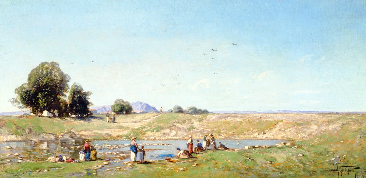 Das Durance-Tal, 1867 von Paul Camille Guigou