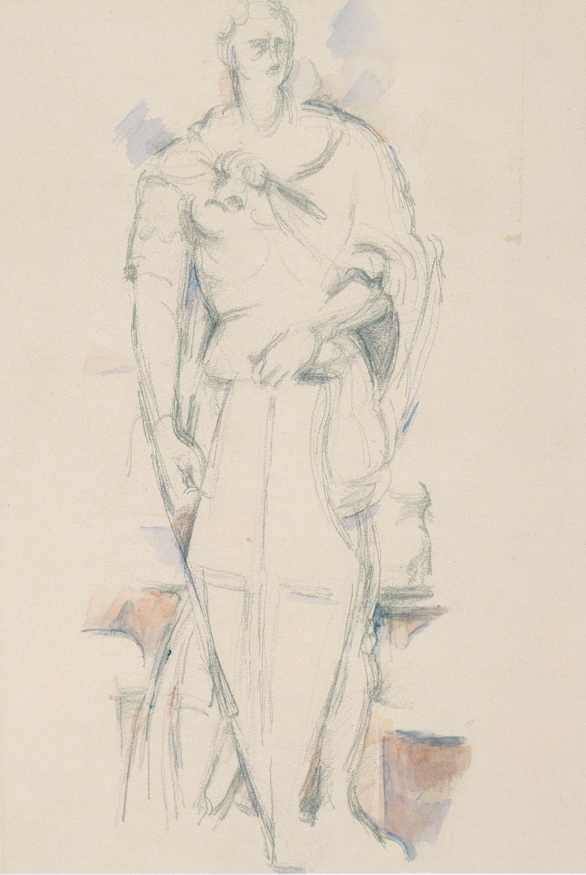 Heiliger Georg nach Donatello von Paul Cézanne