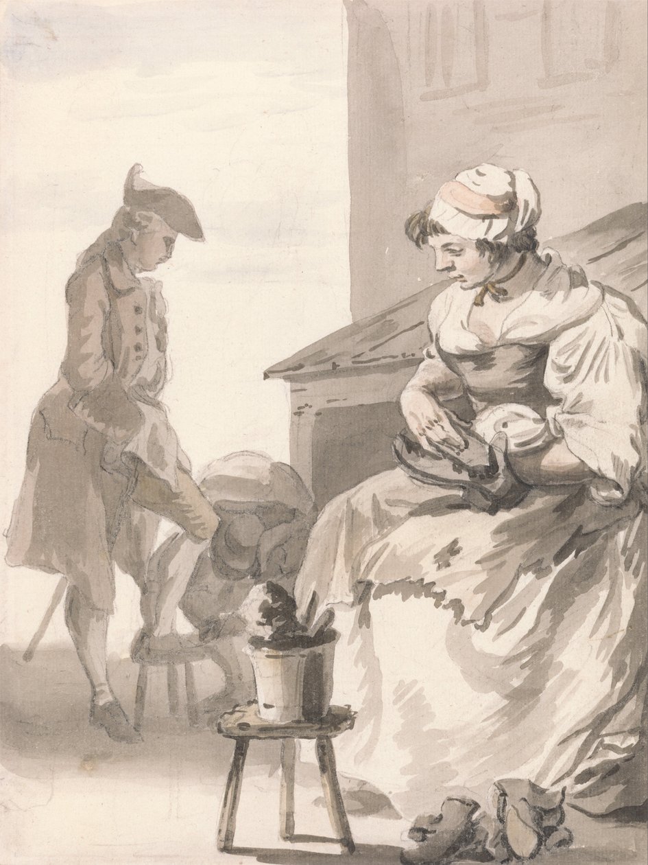 Londoner Rufe - Schuhputzer von Paul Sandby