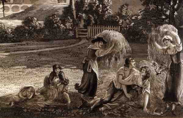 Teil der Stadt und Burg von Ludlow in Shropshire, graviert vom Künstler, veröffentlicht von P. Sandby, 1779 (digitales Detail) von Paul Sandby