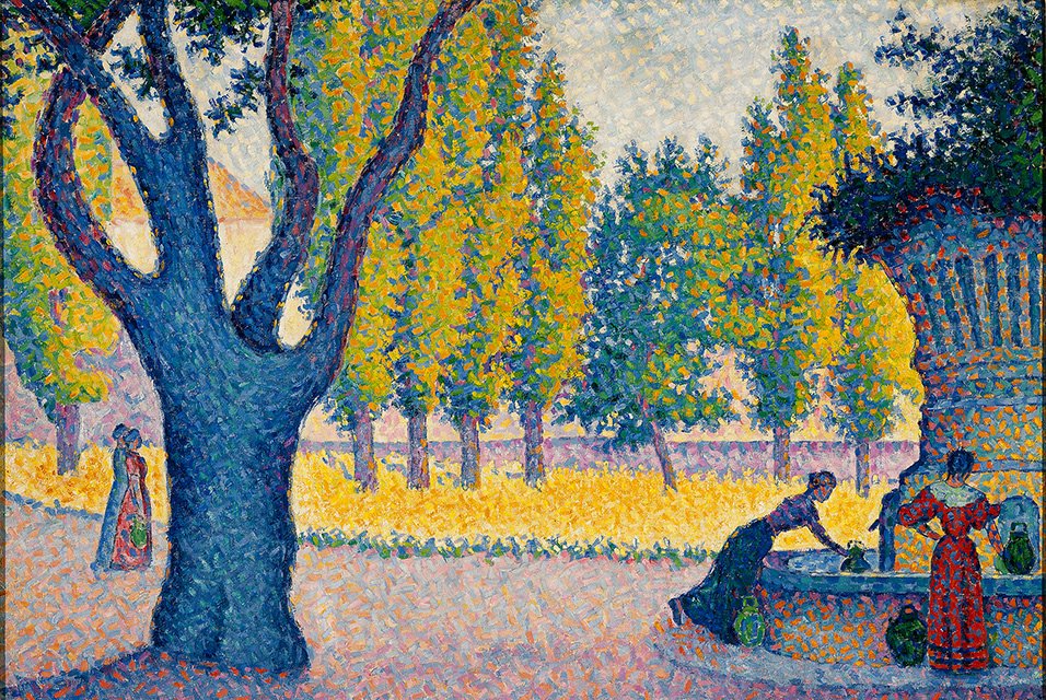 Saint-Tropez. Fontaine des Lices von Paul Signac