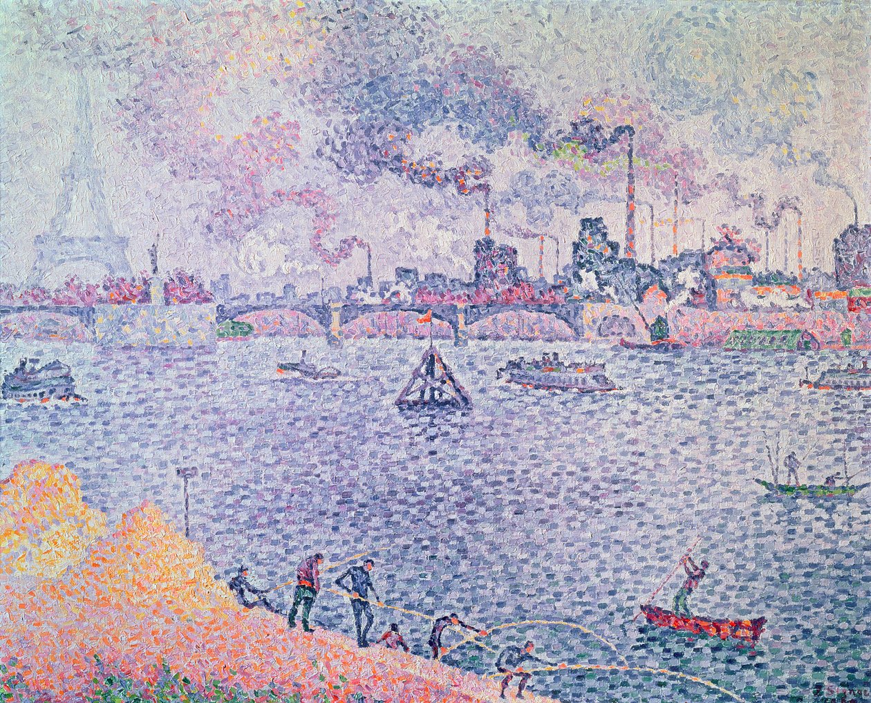 Die Seine, Grenelle von Paul Signac