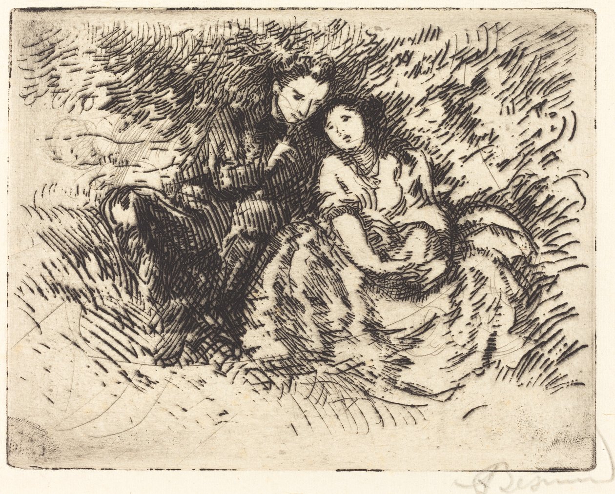 Liebesgespräch von Paul Albert Besnard