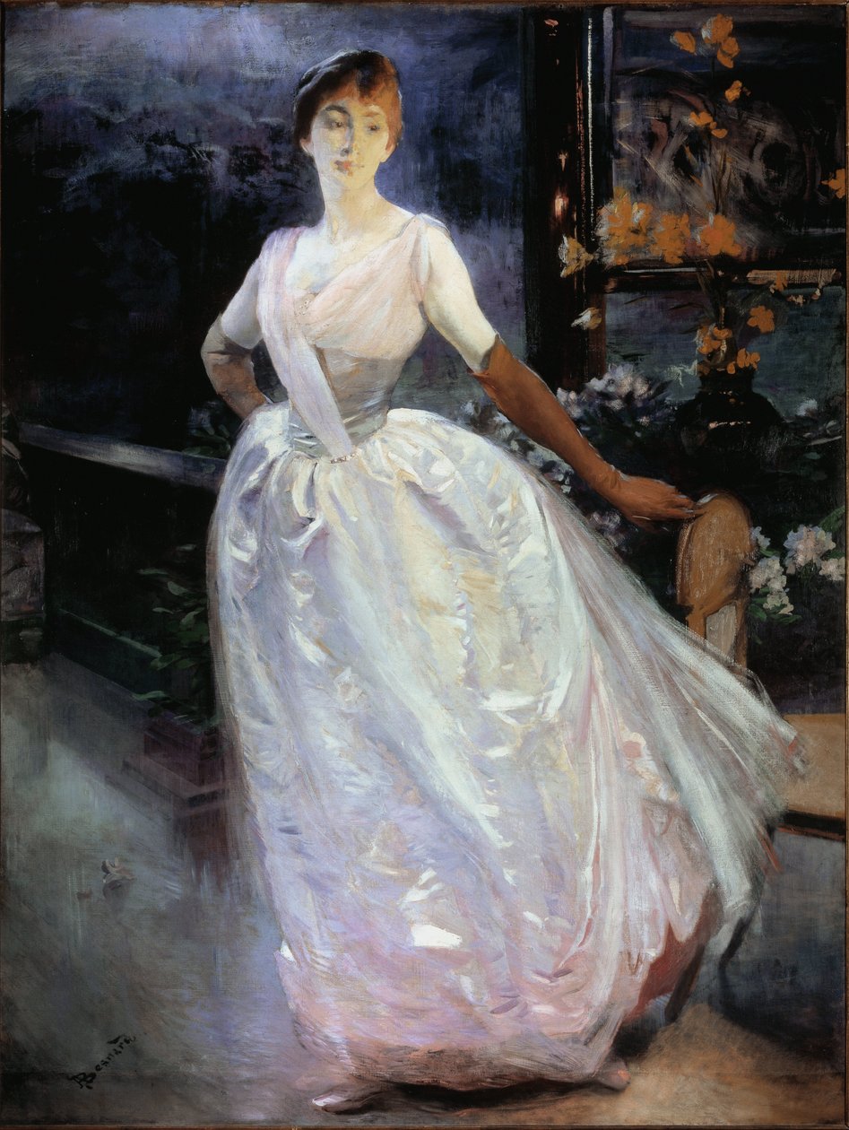 Porträt von Madame Roger Jourdain von Paul Albert Besnard