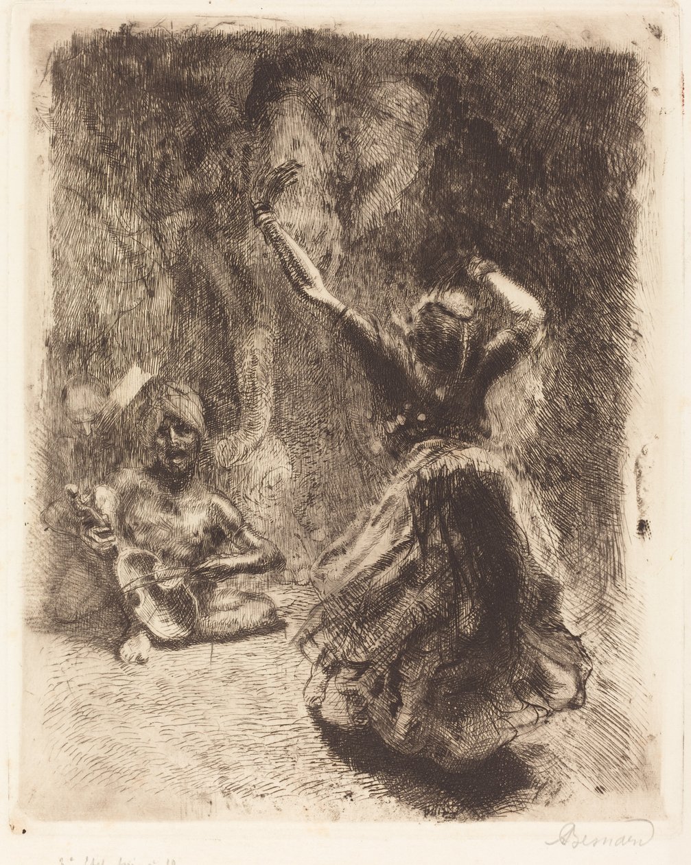 Die Tänzerin von Tanjore La bayadère de Tanjore (1914) von Paul Albert Besnard