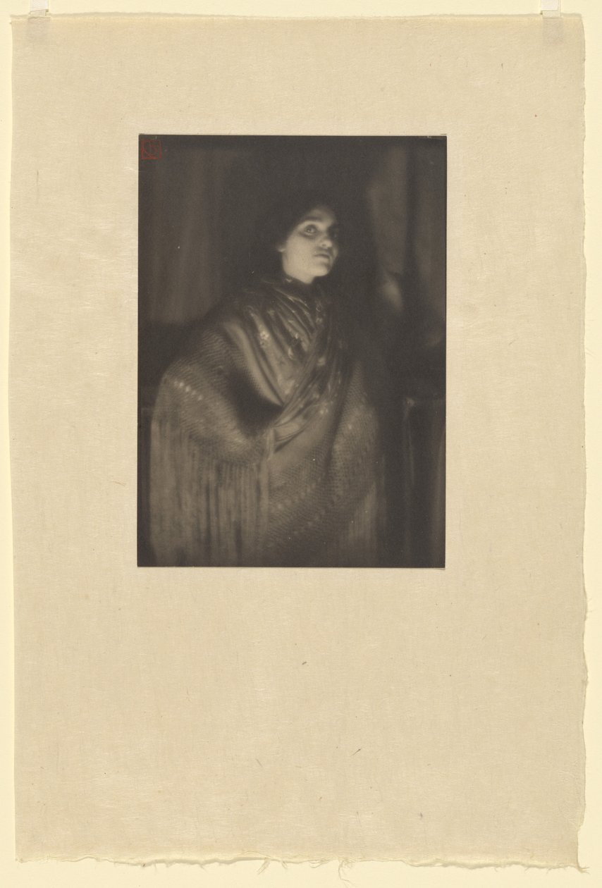 Porträt von Rose Cohen im spanischen Schal von Paul B. Haviland