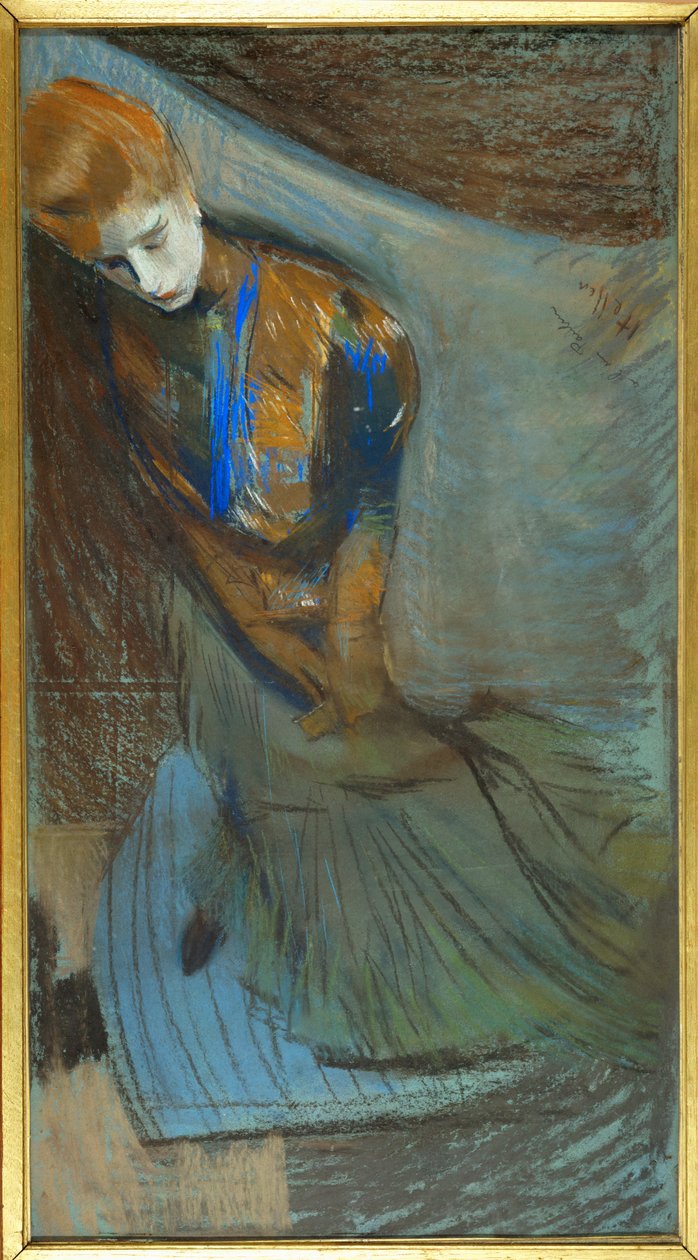 Frau Helleu beim Ausruhen von Paul Cesar Helleu