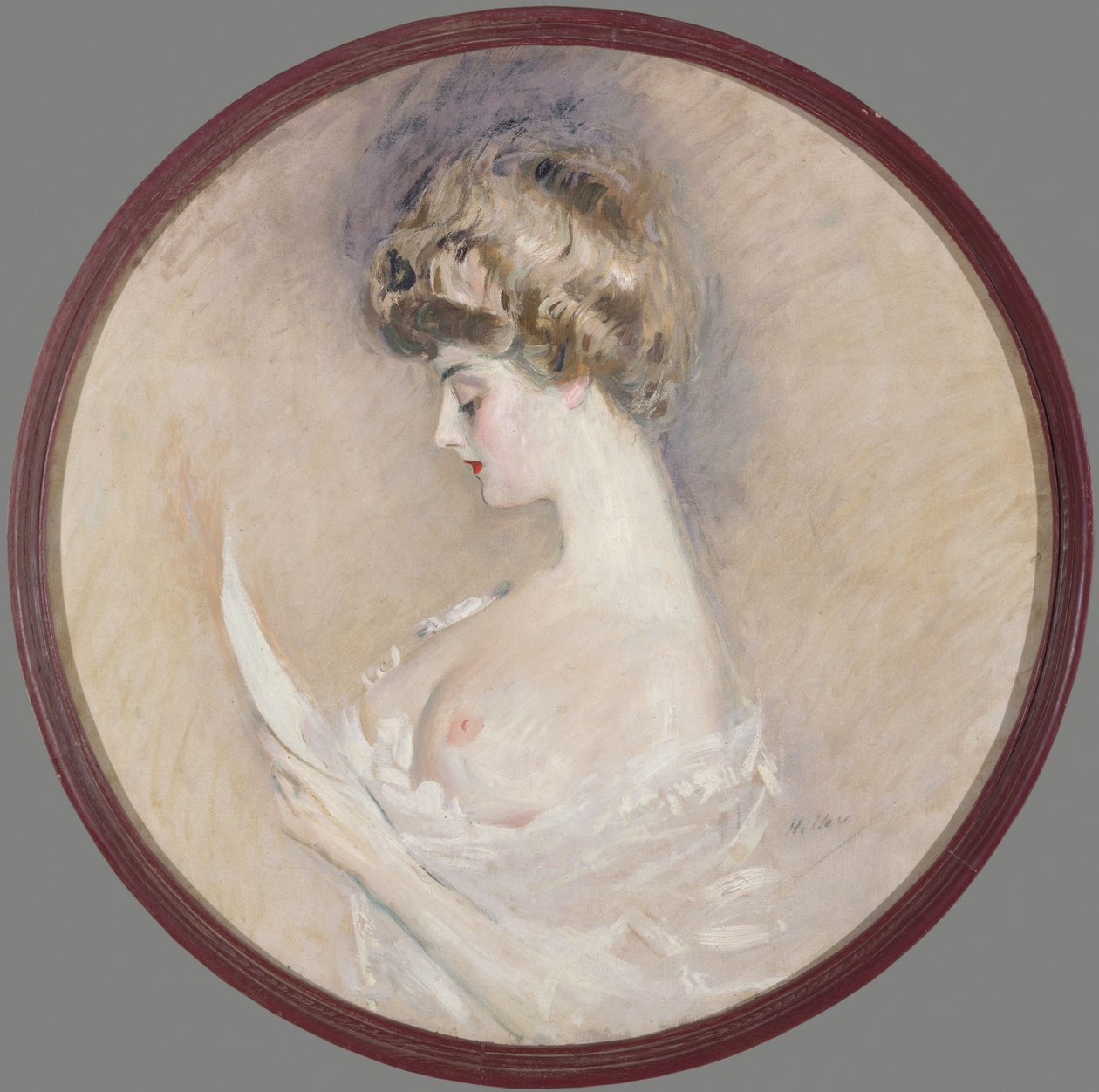 Porträt von Marthe Letellier, geb. Fourton, ca. 1900 von Paul Cesar Helleu