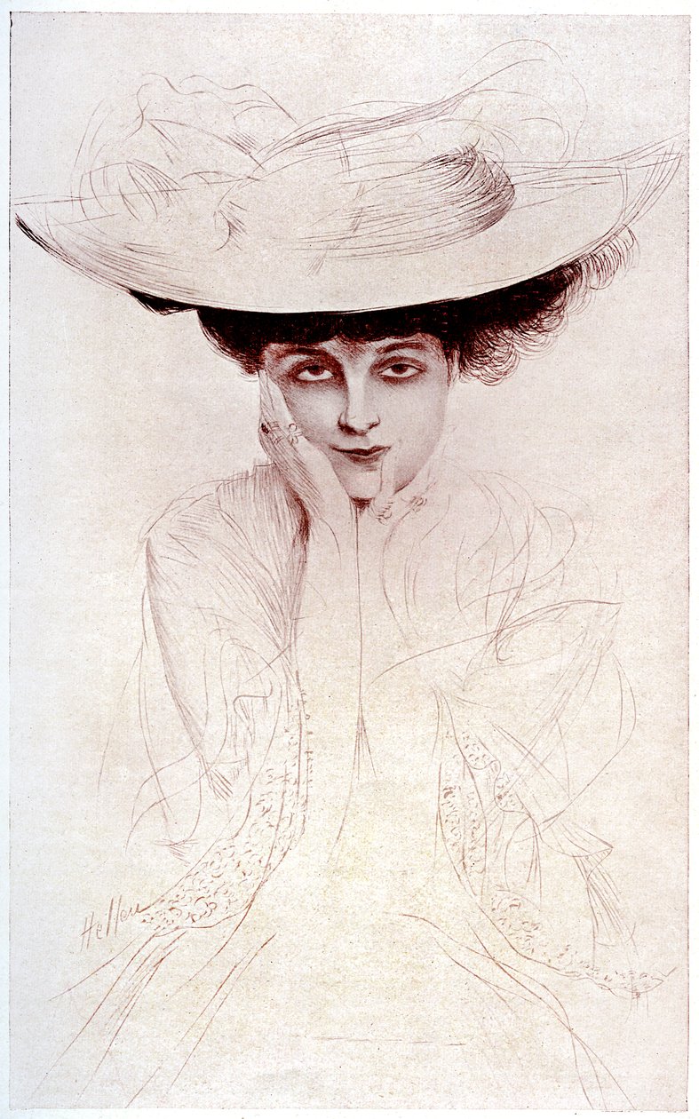 Porträt der Gräfin von Noailles von Paul Cesar Helleu