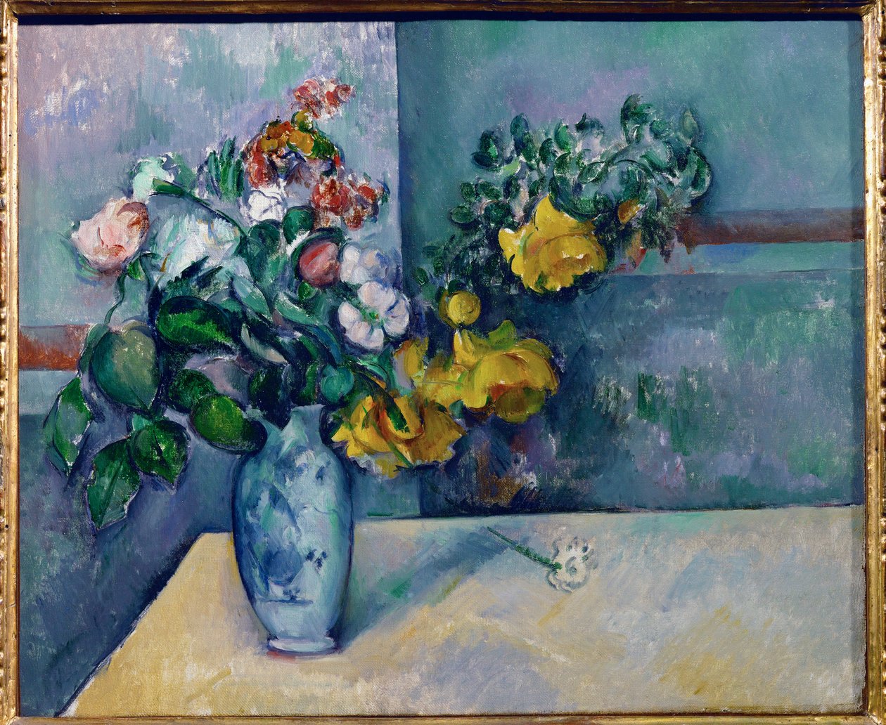 Blumen in einer Vase von Paul Cezanne