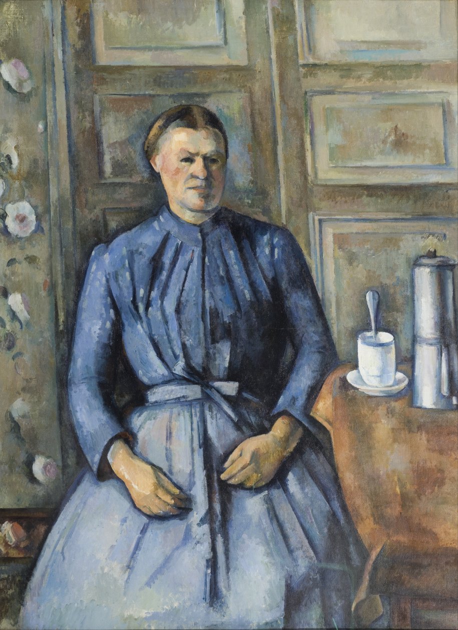 Die Frau mit der Kaffeekanne von Paul Cézanne