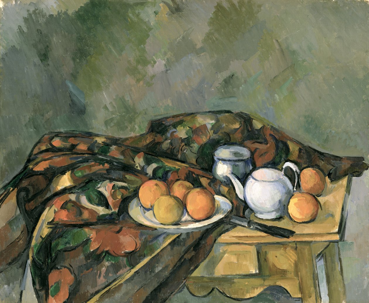 Stillleben mit Teekanne von Paul Cézanne