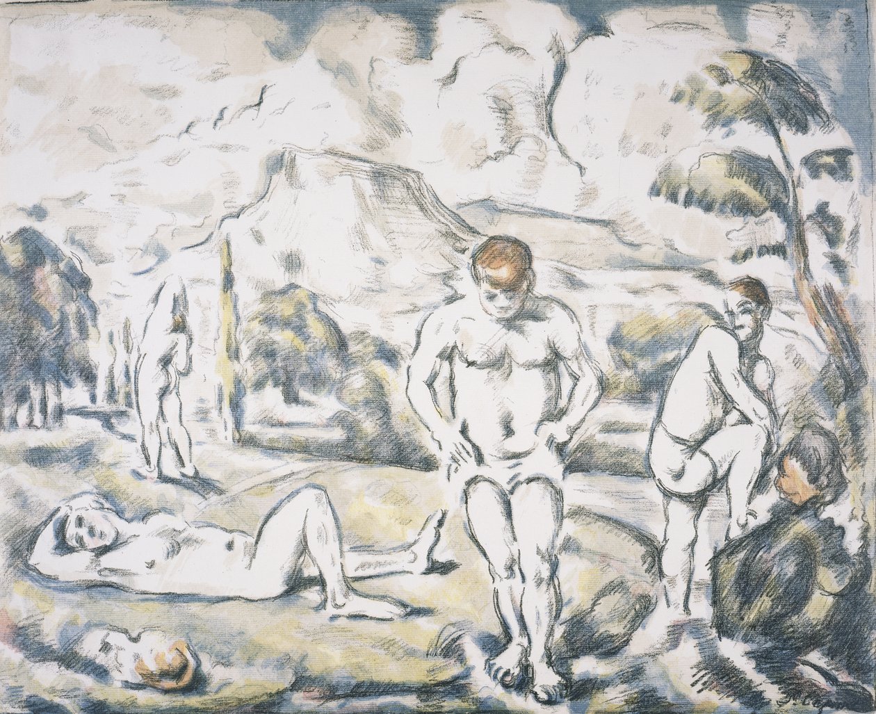 Die Badenden von Paul Cézanne
