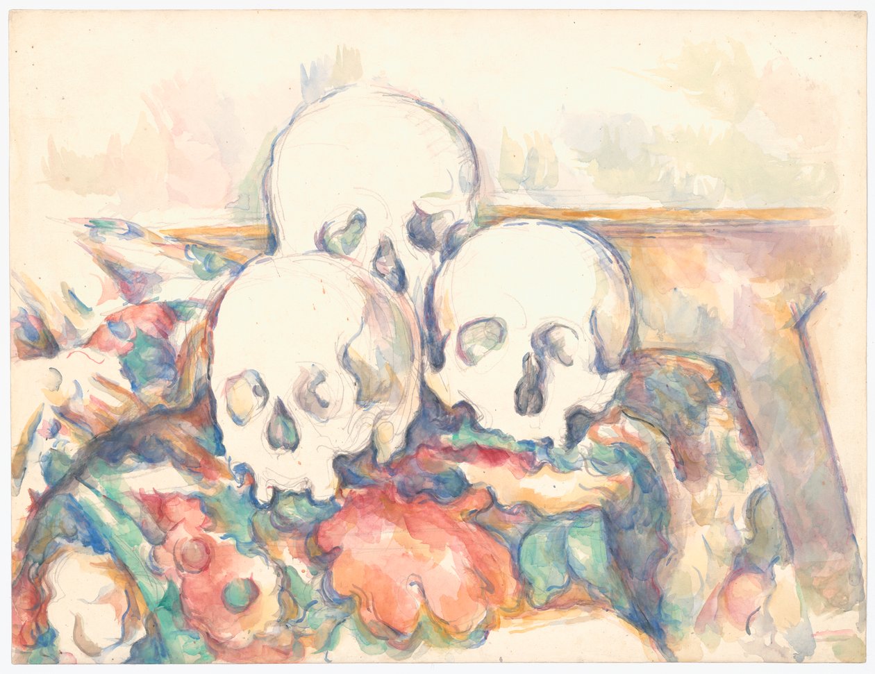 Die drei Schädel von Paul Cézanne