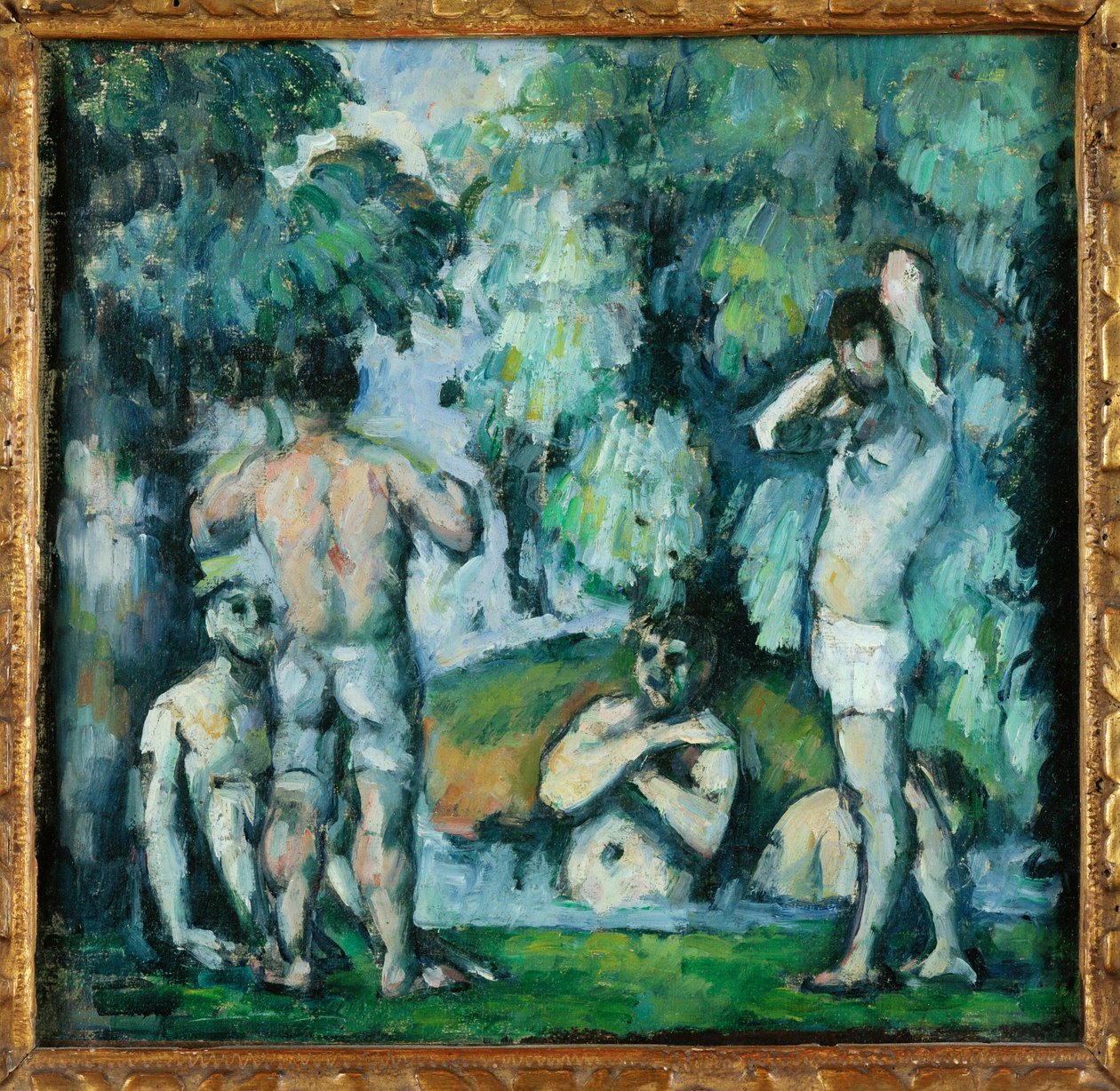 Die fünf Badenden von Paul Cezanne