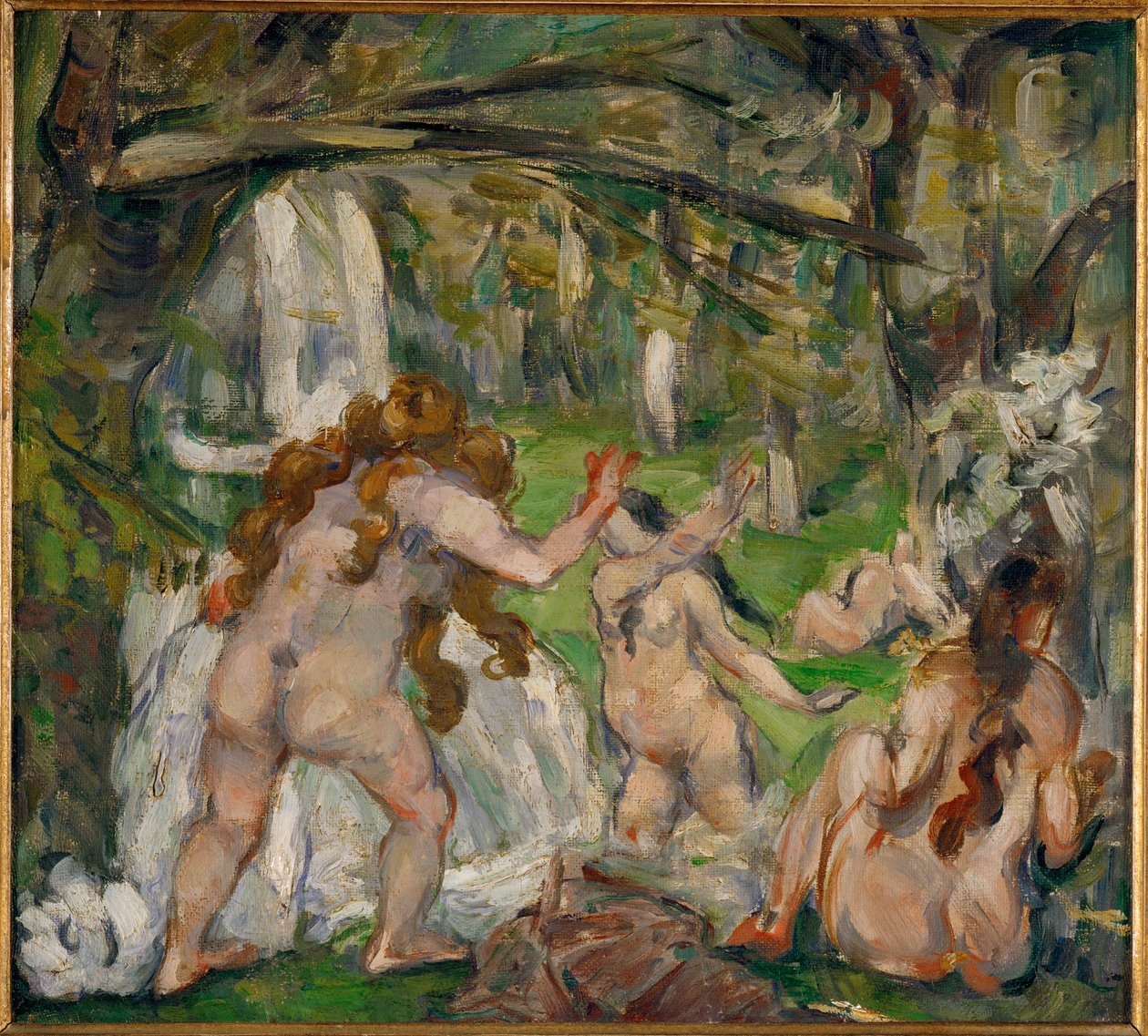 Drei Badende von Paul Cezanne