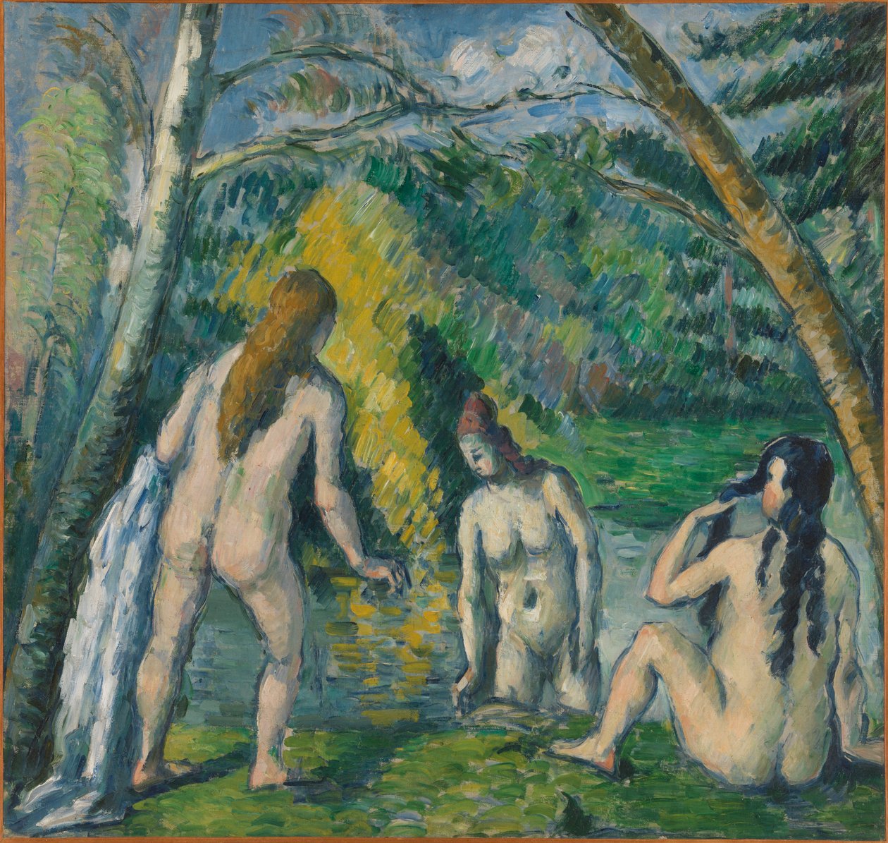 Drei Badende von Paul Cézanne