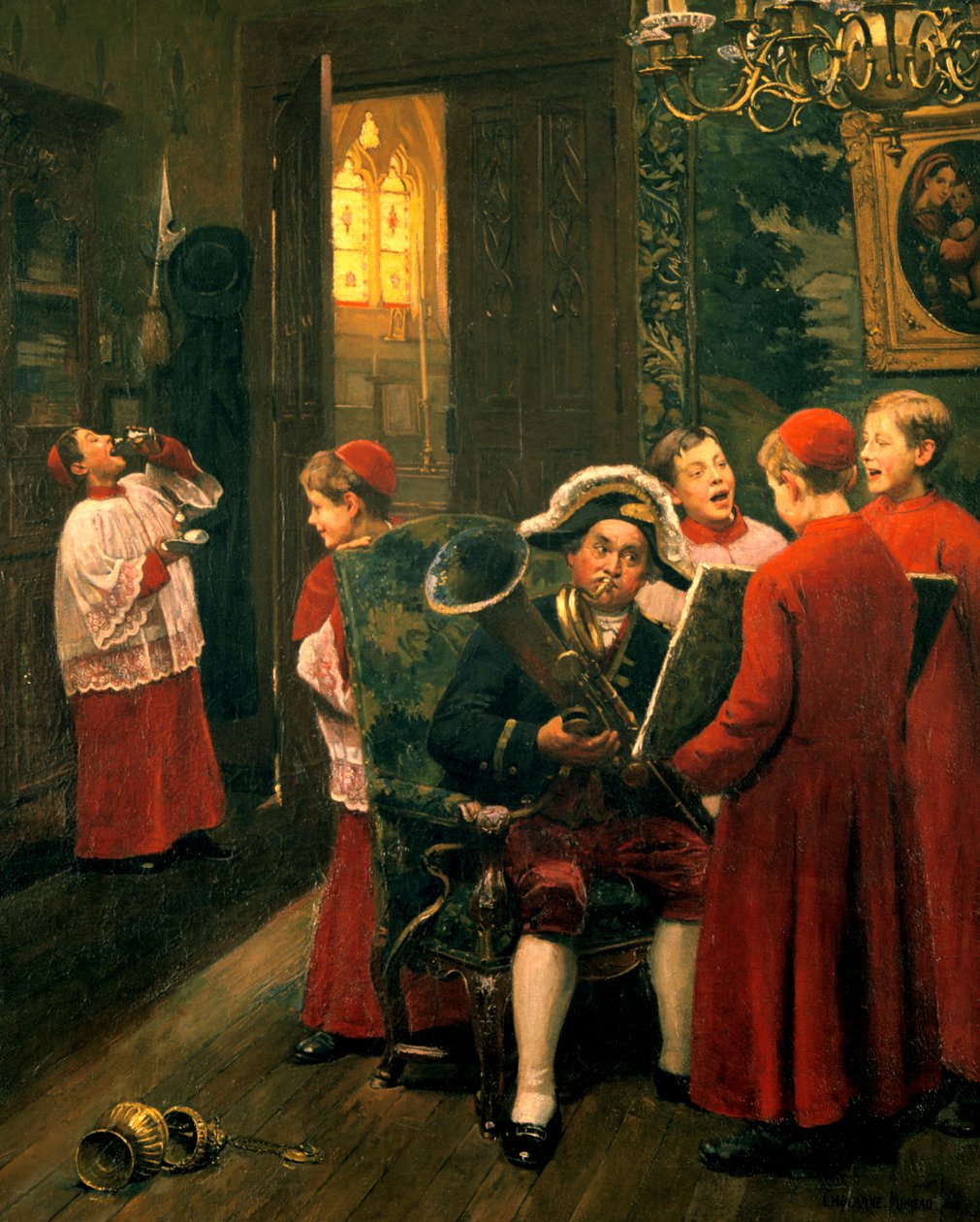 Kinder des Chors, um 1900-1930 von Paul Charles Chocarne Moreau