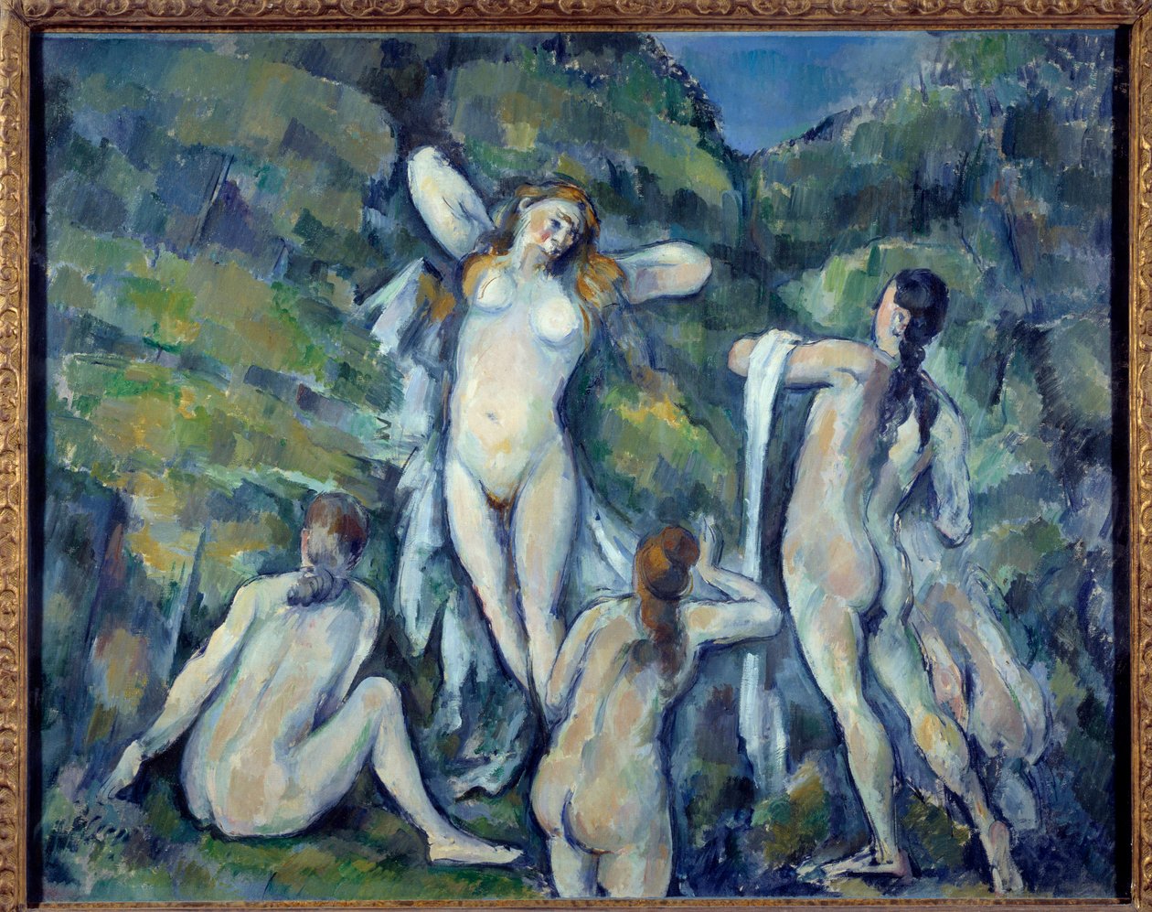 Vier Badende von Paul Cézanne