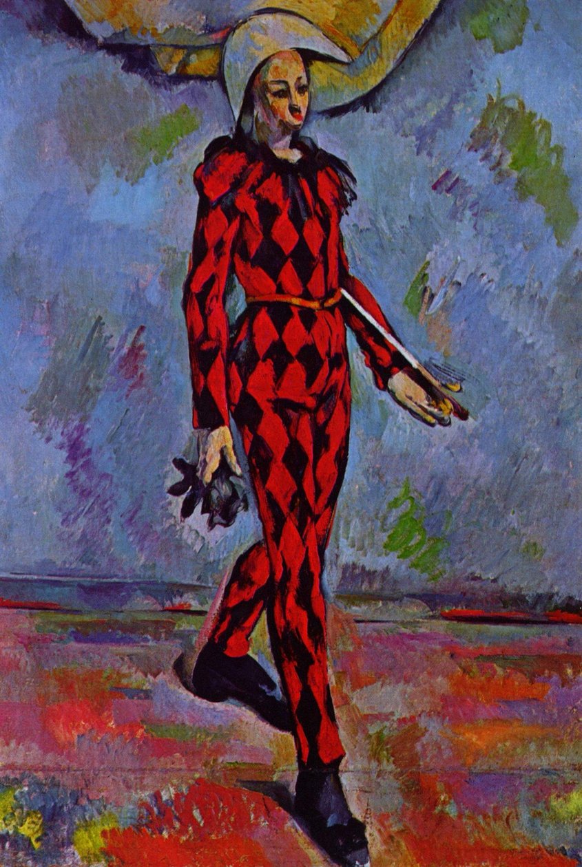 Harlekin von Paul Cézanne