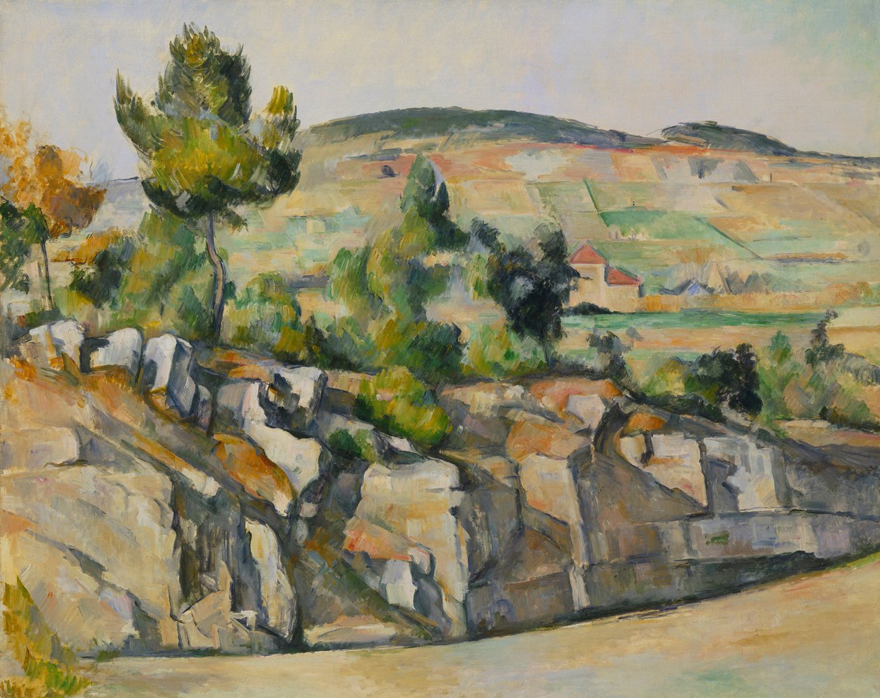Hügel in der Provence, ca. 1886-90 von Paul Cézanne