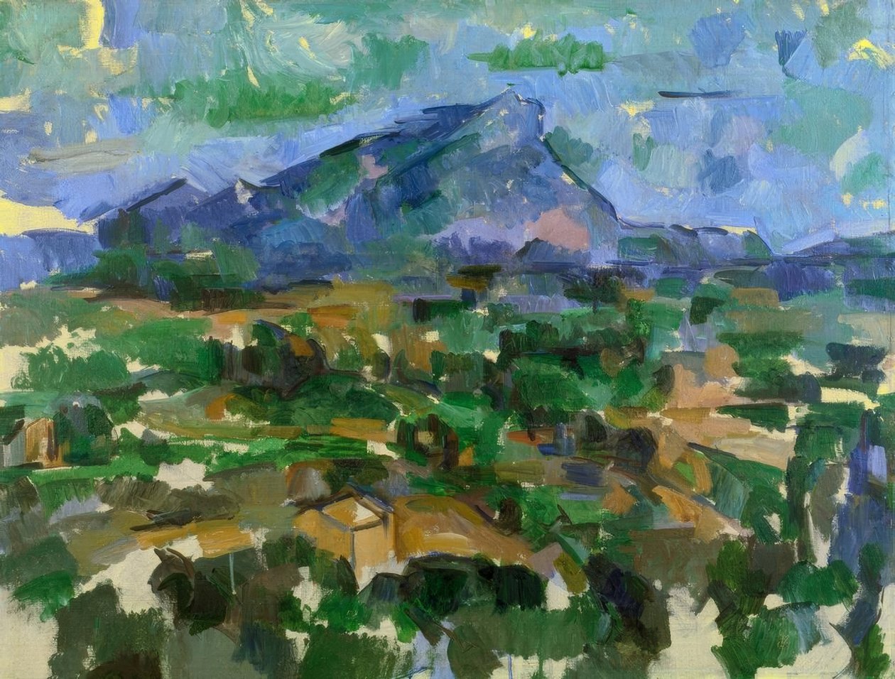 Der Berg Sainte-Victoire von Paul Cézanne