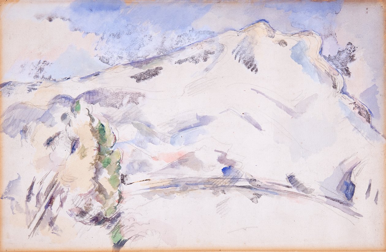 Mont Sainte-Victoire von Paul Cézanne