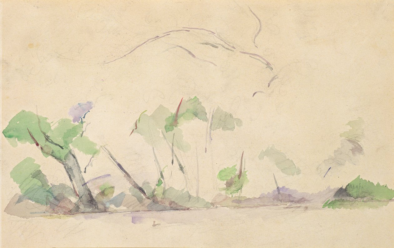 Mont Sainte-Victoire von Paul Cézanne