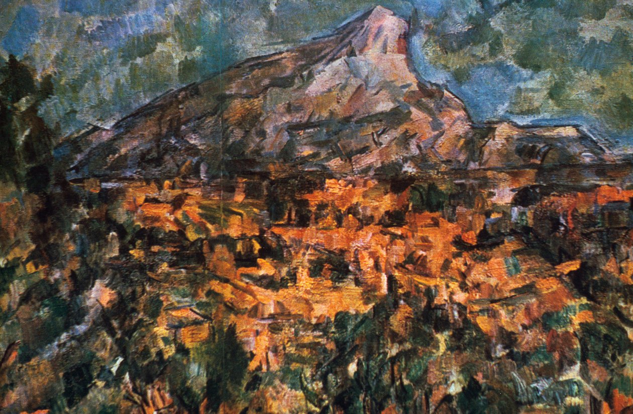 Mont Sainte Victoire, 1904 von Paul Cézanne