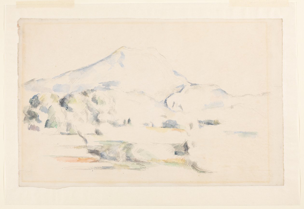 Montagne Saint-Victoire, ca. 1885-87 von Paul Cézanne