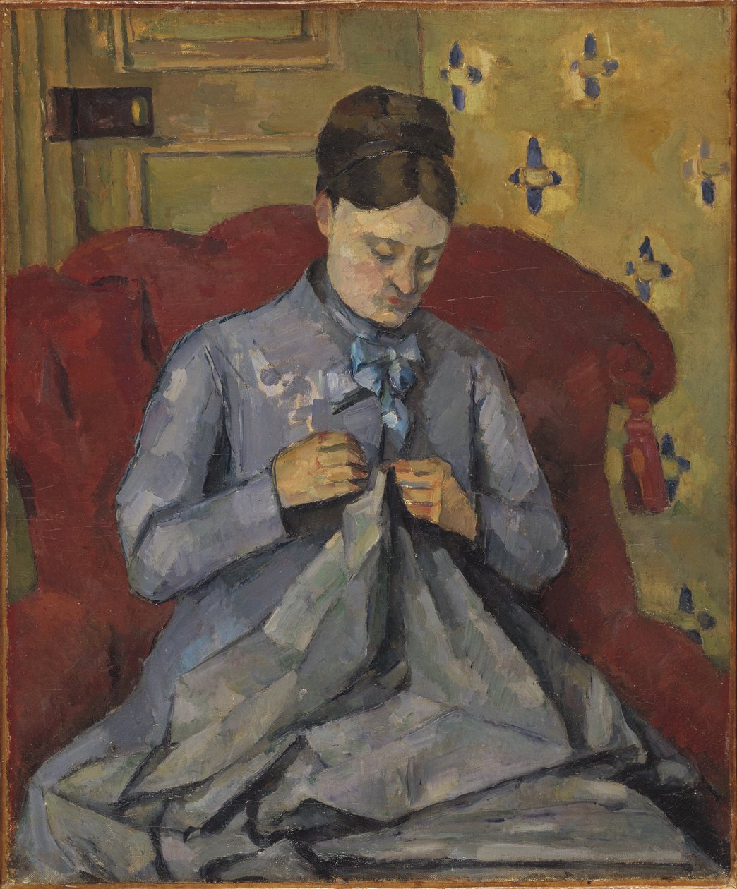 Porträt der Frau des Künstlers von Paul Cézanne