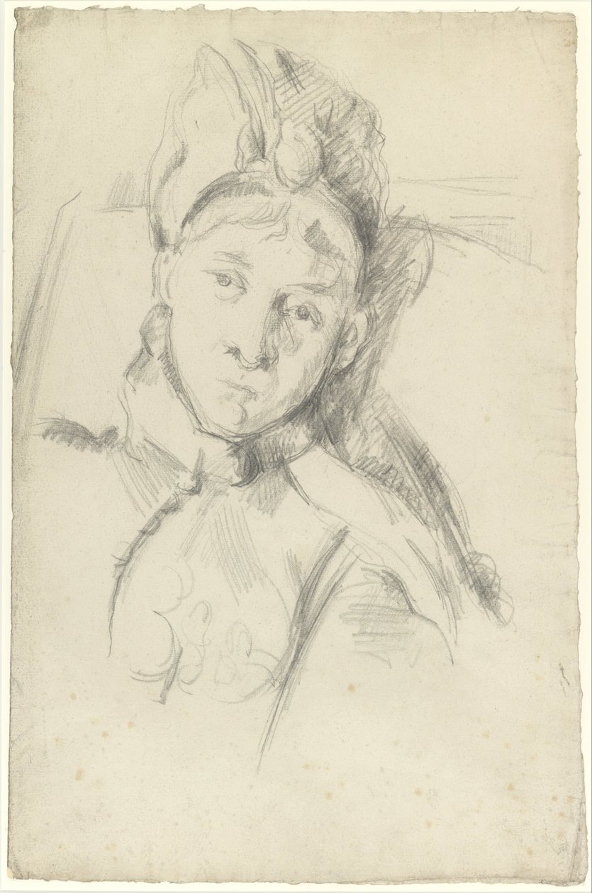 Porträt von Hortense Cézanne-Figuet, der Frau des Künstlers von Paul Cézanne
