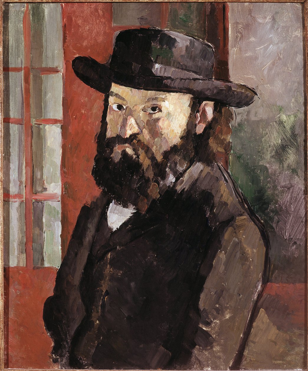 Selbstporträt, ca. 1879-82 von Paul Cézanne