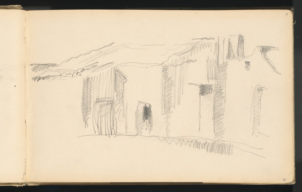 Studie von Häusern von Paul Cézanne