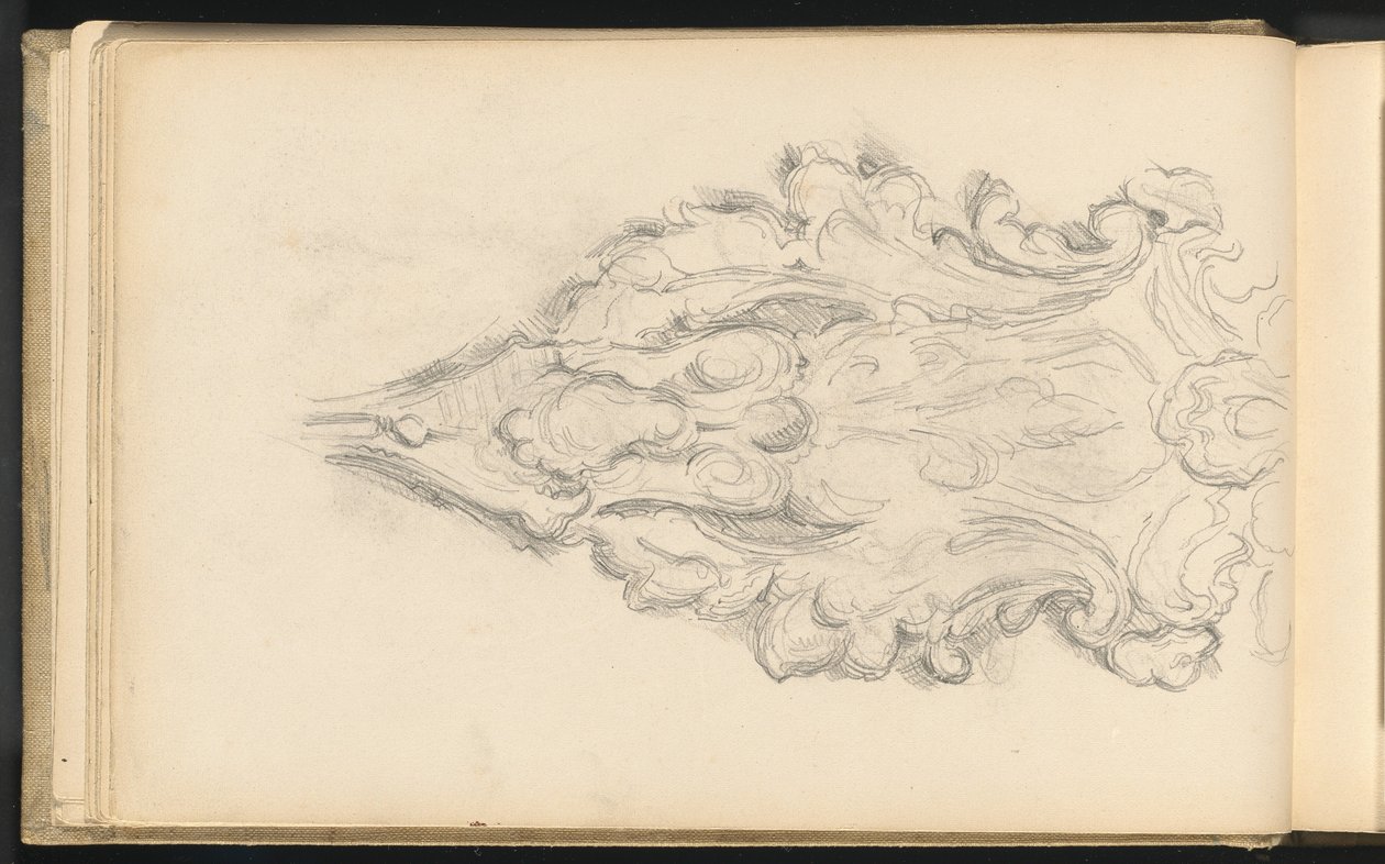 Studie eines dekorativen Ornaments von Paul Cézanne