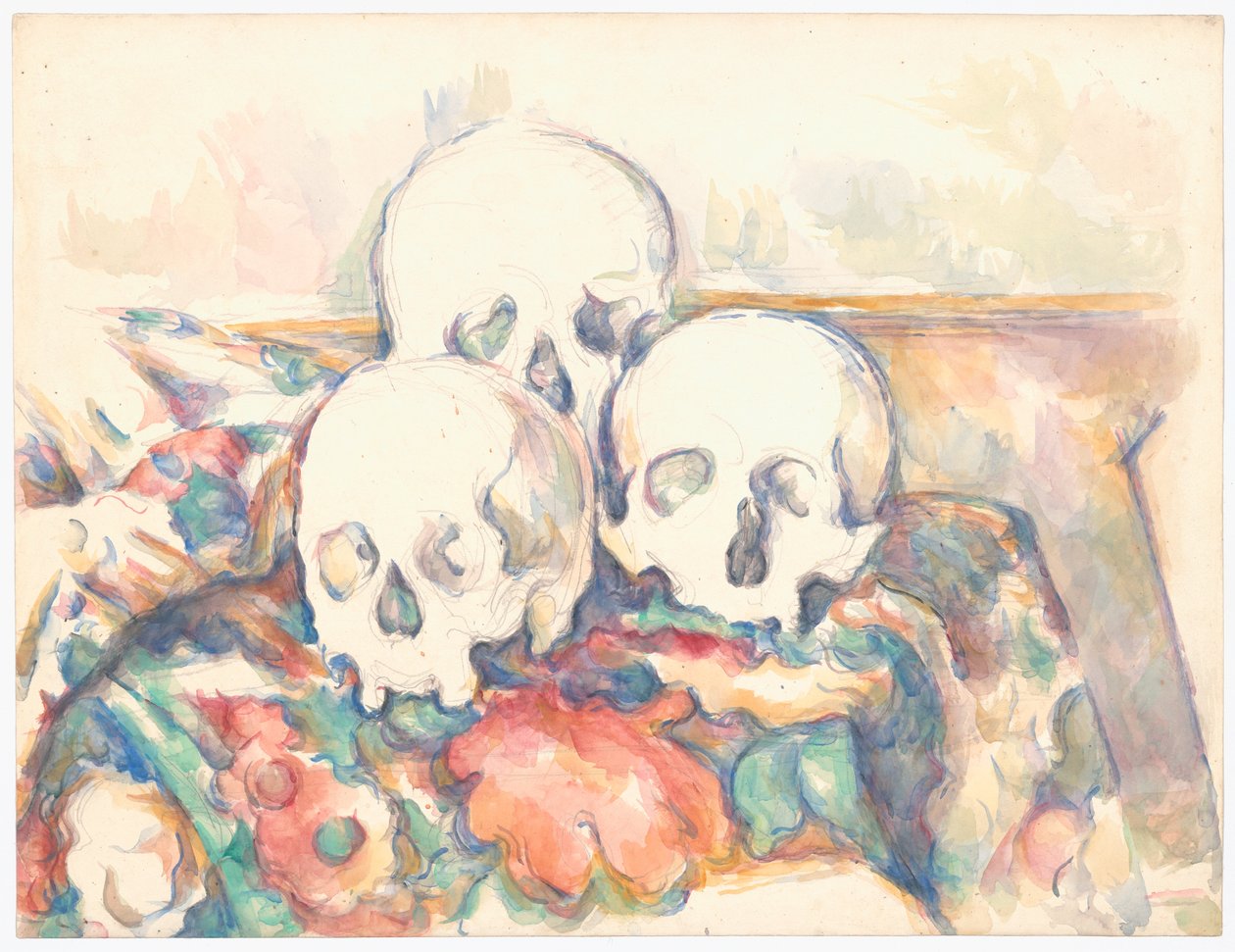 Die drei Schädel von Paul Cézanne