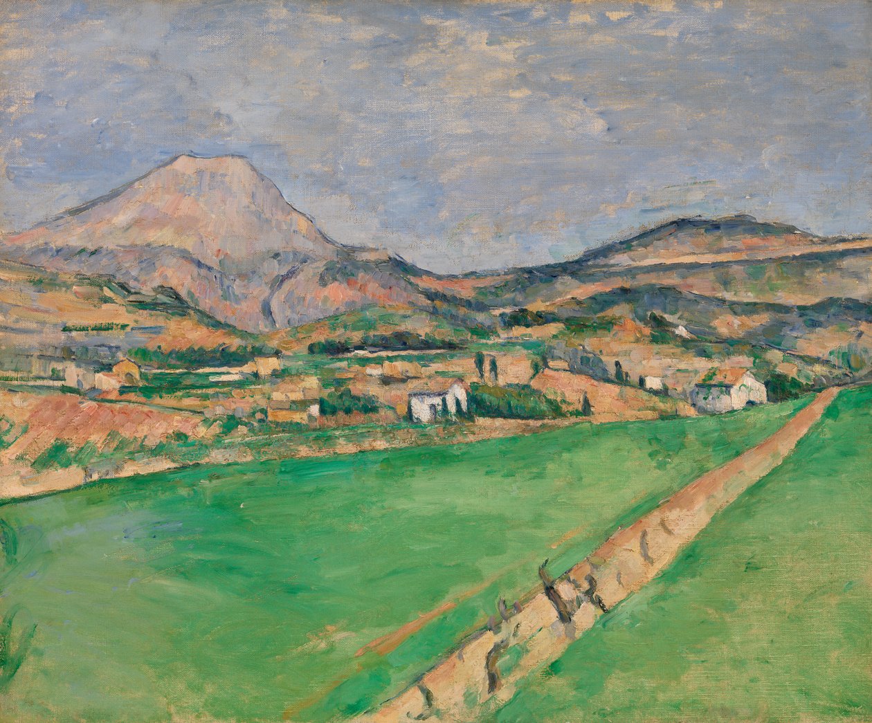 Richtung Mont Sainte-Victoire von Paul Cézanne